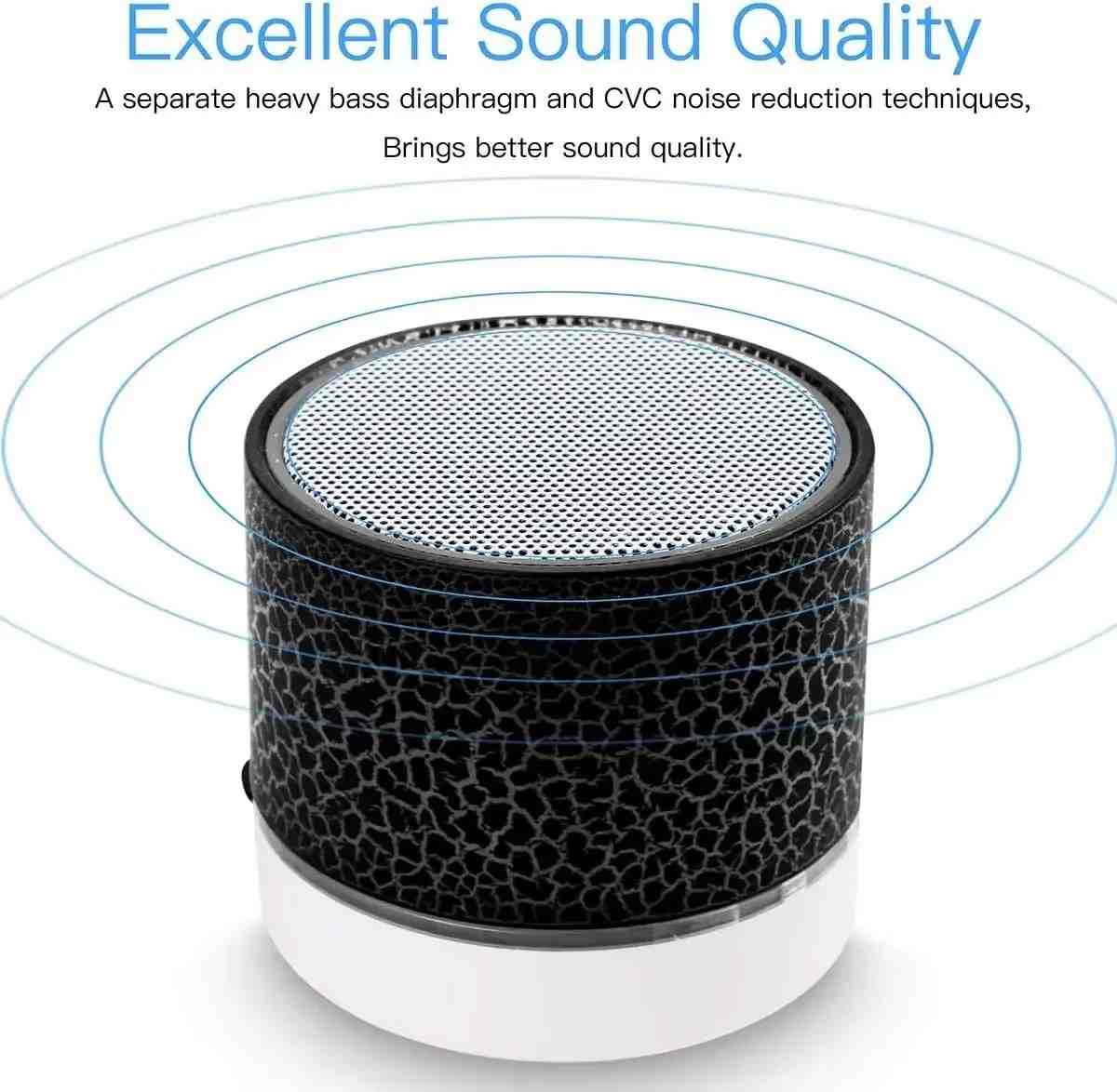 Huitich A - Express Mini Bluetooth Speaker with LED Light - Mumzar