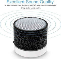 Huitich A - Express Mini Bluetooth Speaker with LED Light - Mumzar