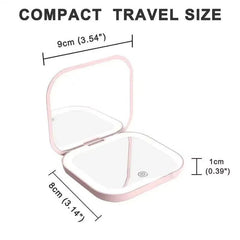 Huitich A - Express Mini Folding Vanity Mirror with Lights - Mumzar