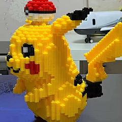Huitich A - Express Mini Pikachu Diamond Blocks Model Toy - Mumzar