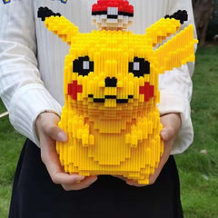 Huitich A - Express Mini Pikachu Diamond Blocks Model Toy - Mumzar