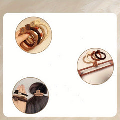 Huitich A - Express Minimalist Hair Scrunchies Set Ponytail Ties - Mumzar