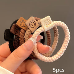 Huitich A - Express Minimalist Hair Scrunchies Set Ponytail Ties - Mumzar
