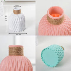 Huitich A - Express Modern Plastic Flower Vase Nordic Decor - Mumzar