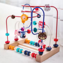 Huitich A - Express Montessori Bead Maze Toy 3 Wire Bead Wrapping - Mumzar