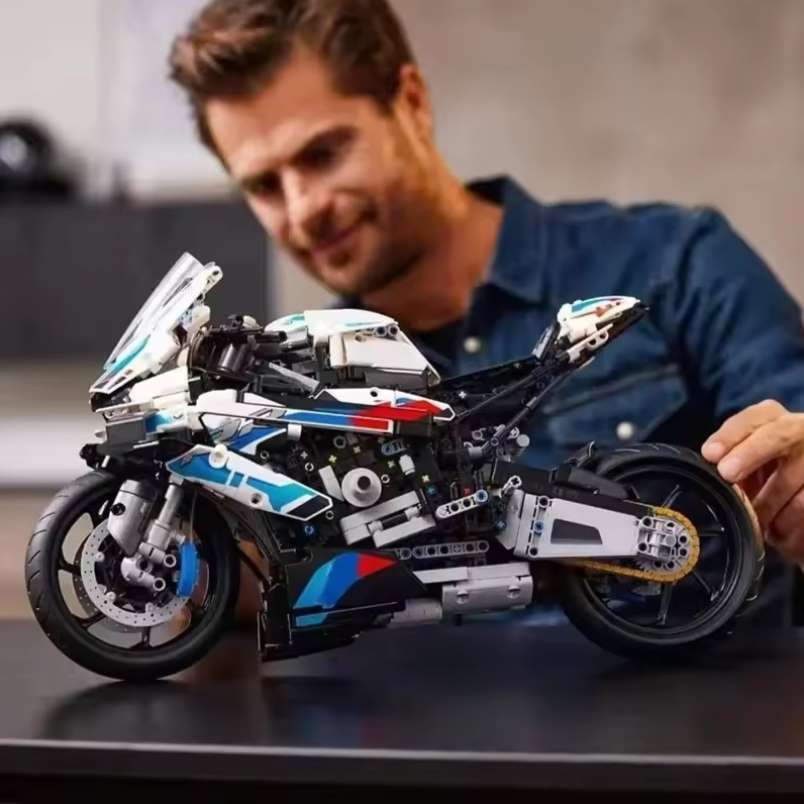 Huitich A - Express Motorcycle Building Blocks Toy Set - Mumzar