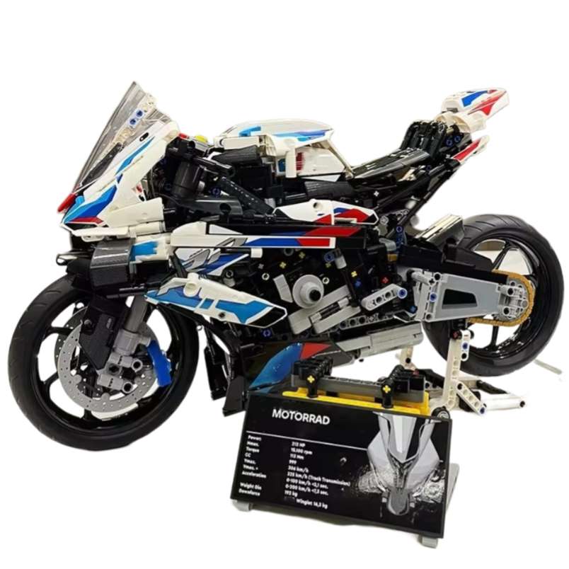 Huitich A - Express Motorcycle Building Blocks Toy Set - Mumzar