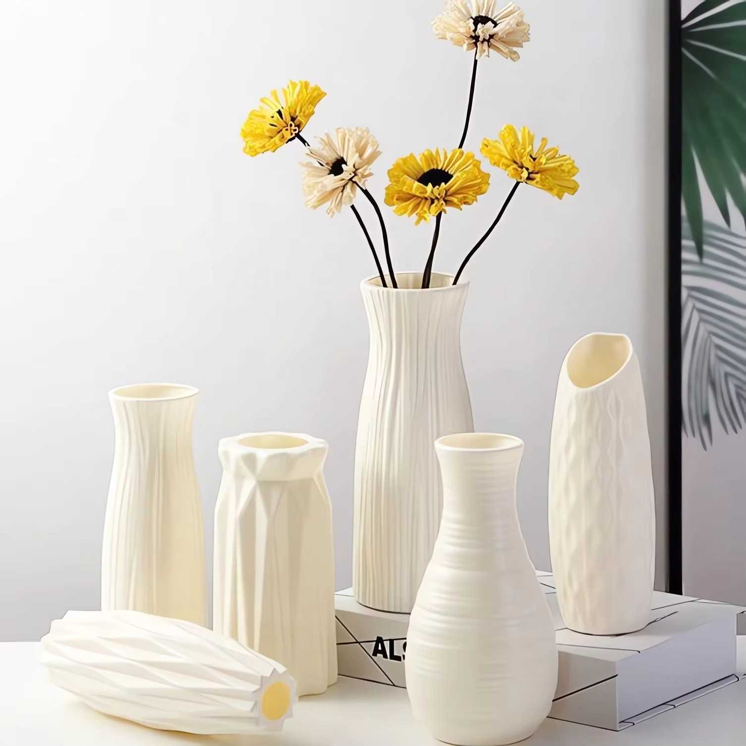 Huitich A - Express Nordic Plastic Vase for Modern Decor - Mumzar