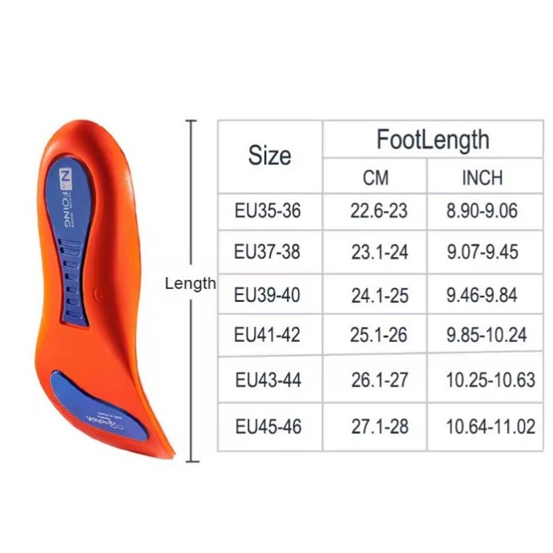 Huitich A - Express Orthotic Insoles for Flat Feet Arch Support - Mumzar