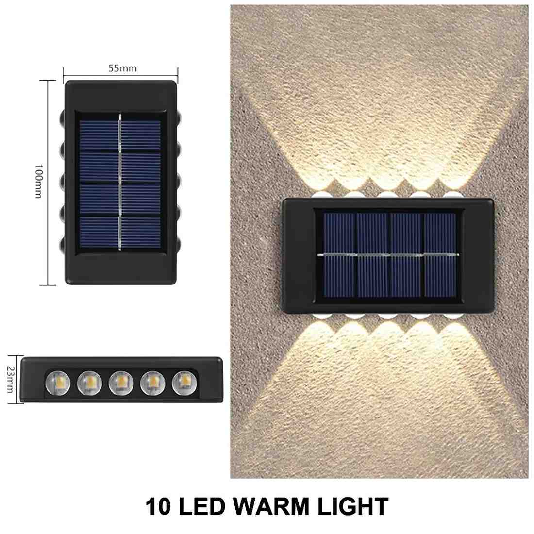 Huitich A - Express Outdoor Solar Wall Lamp Waterproof Light - Mumzar