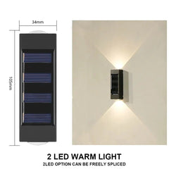 Huitich A - Express Outdoor Solar Wall Lamp Waterproof Light - Mumzar