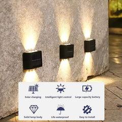 Huitich A - Express Outdoor Solar Wall Lamp Waterproof Light - Mumzar