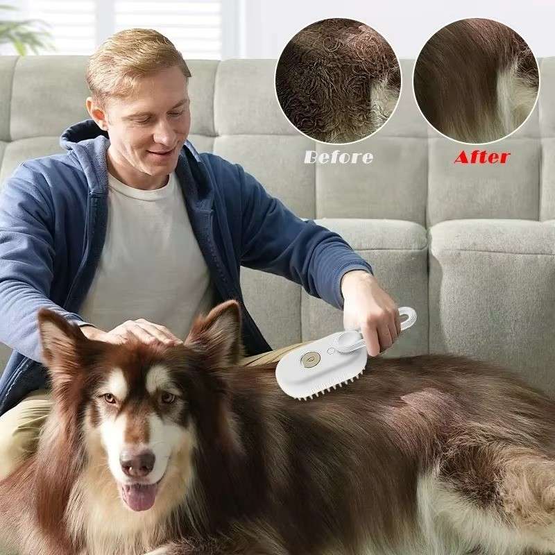 Huitich A - Express Pet Steam Brush for Cats and Dogs - Mumzar