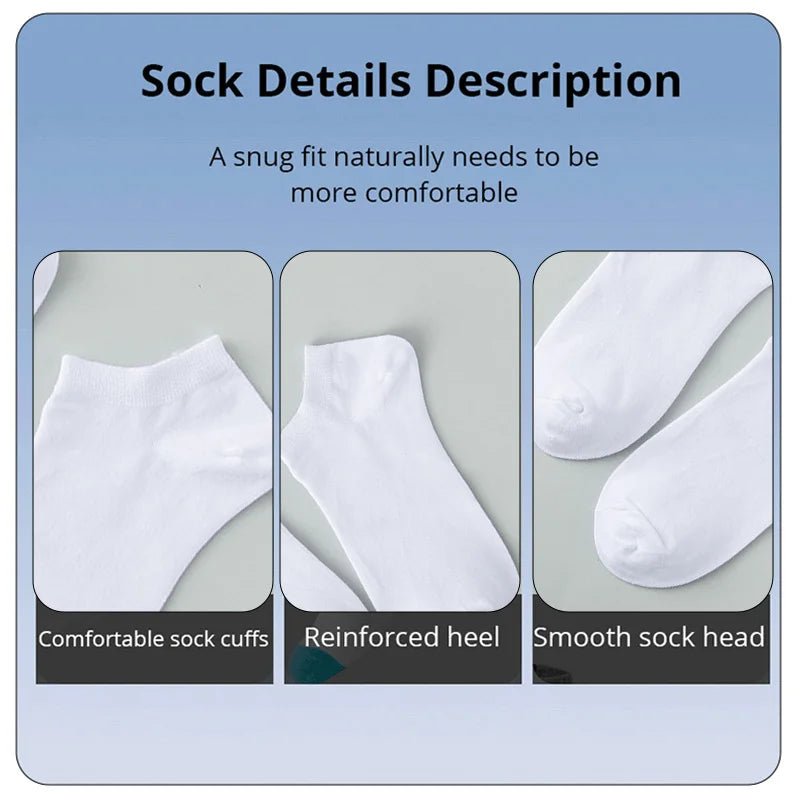 Huitich A - Express Plain Color Boat Socks for Men Women - Mumzar