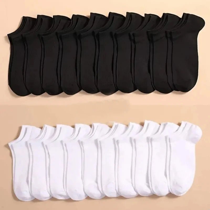 Huitich A - Express Plain Color Boat Socks for Men Women - Mumzar