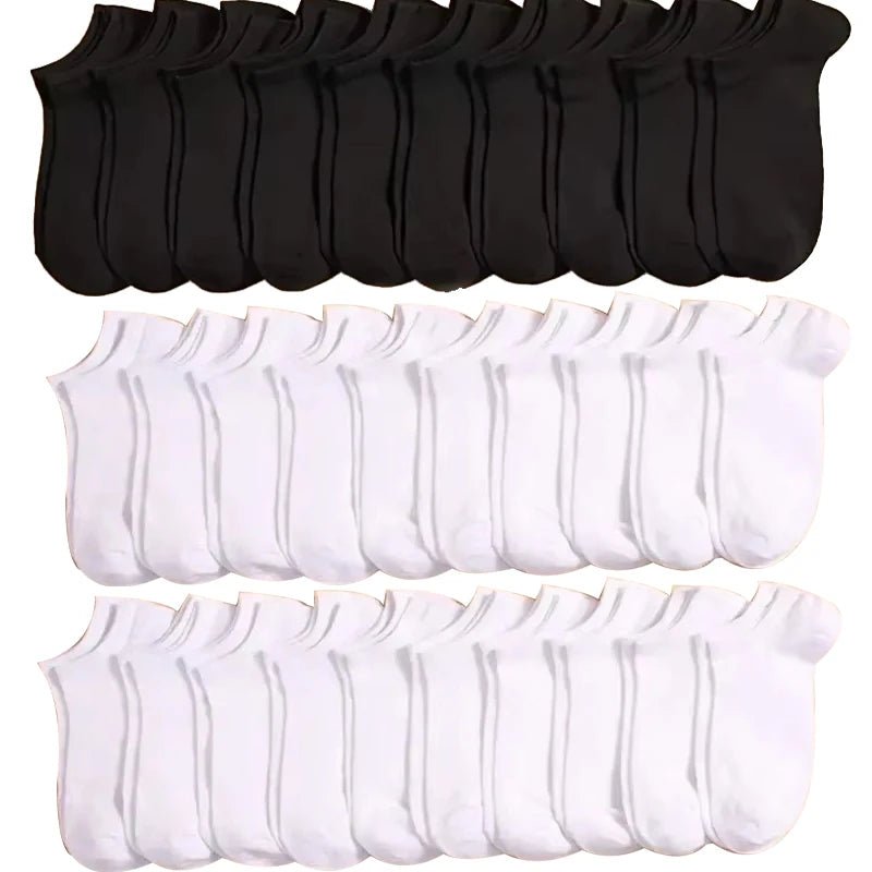 Huitich A - Express Plain Color Boat Socks for Men Women - Mumzar