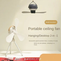 Huitich A - Express Portable Mini Ceiling Fan with Light & Remote - Mumzar