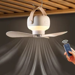 Huitich A - Express Portable Mini Ceiling Fan with Light & Remote - Mumzar