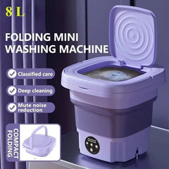 Huitich A - Express Portable Mini Washing Machine 8L Foldable - Mumzar