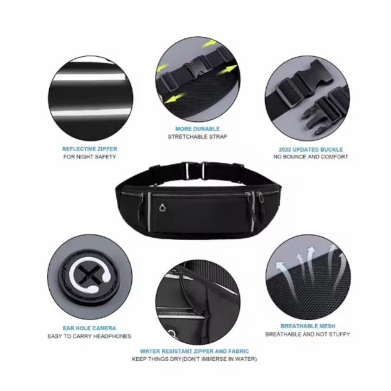 Huitich A - Express Professional Running Waist Bag Lightweight, Durable - Mumzar