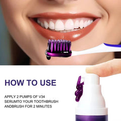 Huitich A - Express Purple Teeth Whitening Toothpaste V34 - Mumzar