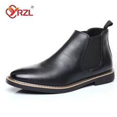 Huitich A - Express Retro Ankle Boots for Men PU Leather - Mumzar