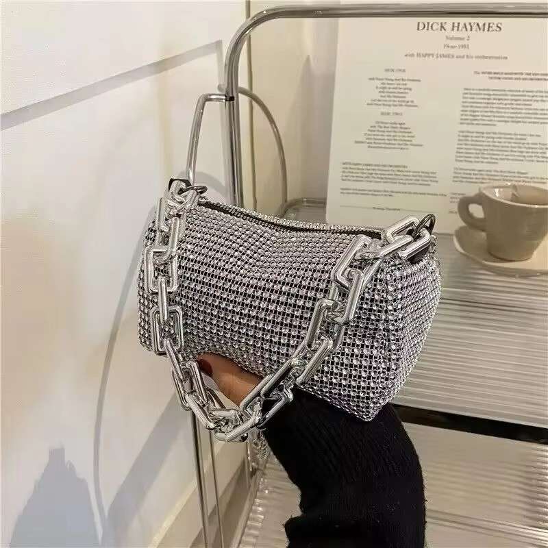 Huitich A - Express Rhinestone Bucket Bag for Women Mini Crossbody - Mumzar