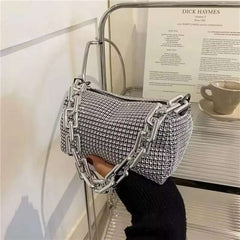 Huitich A - Express Rhinestone Bucket Bag for Women Mini Crossbody - Mumzar