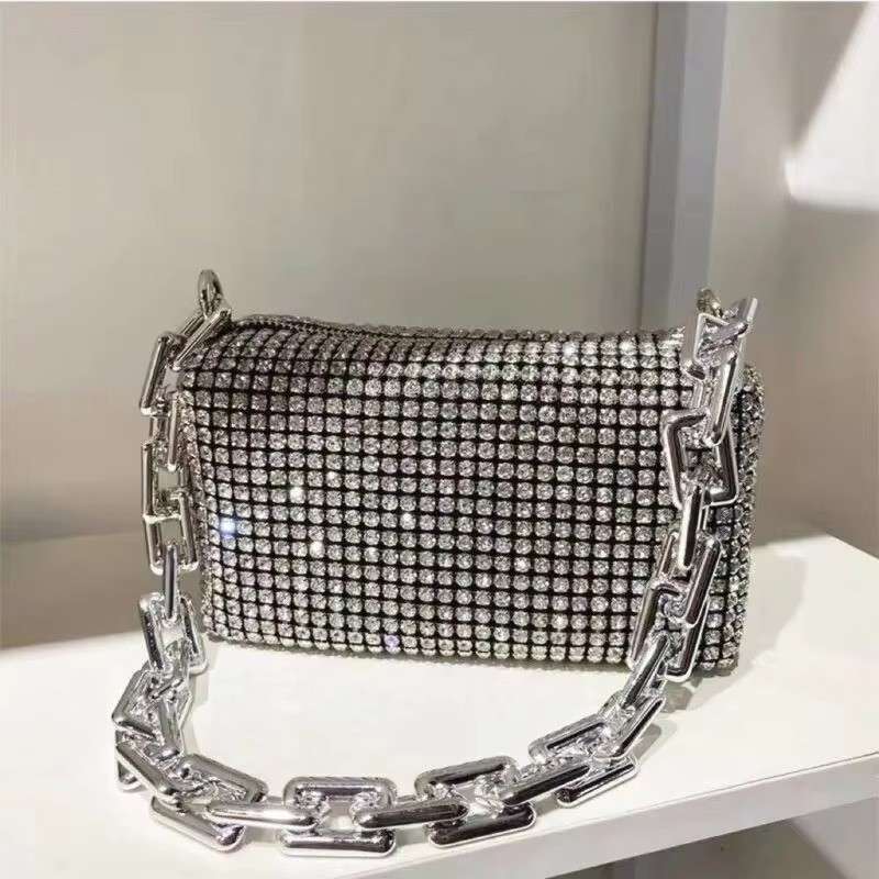 Huitich A - Express Rhinestone Bucket Bag for Women Mini Crossbody - Mumzar