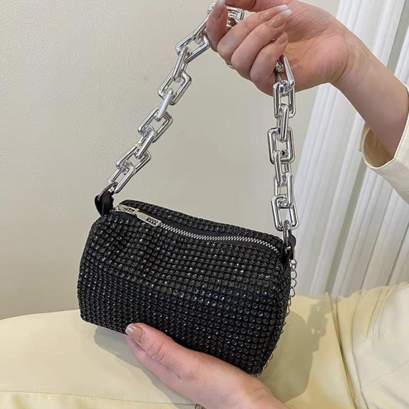 Huitich A - Express Rhinestone Bucket Bag for Women Mini Crossbody - Mumzar