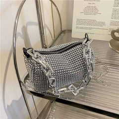 Huitich A - Express Rhinestone Bucket Bag for Women Mini Crossbody - Mumzar