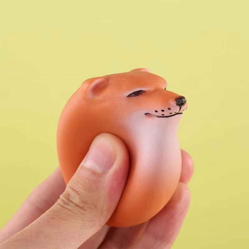 Huitich A - Express Shiba Inu Desk Decor Egg Shape PVC - Mumzar
