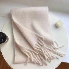 Huitich A - Express Soft Mohair Tassel Wrap Winter Scarf - Mumzar