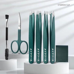 Huitich A - Express Stainless Steel Eyebrow Tweezers Set - Mumzar