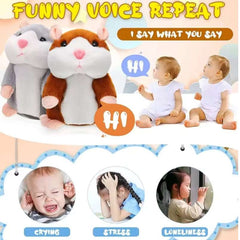 Huitich A - Express Talking Hamster Plush Toy Crying Baby Gift - Mumzar
