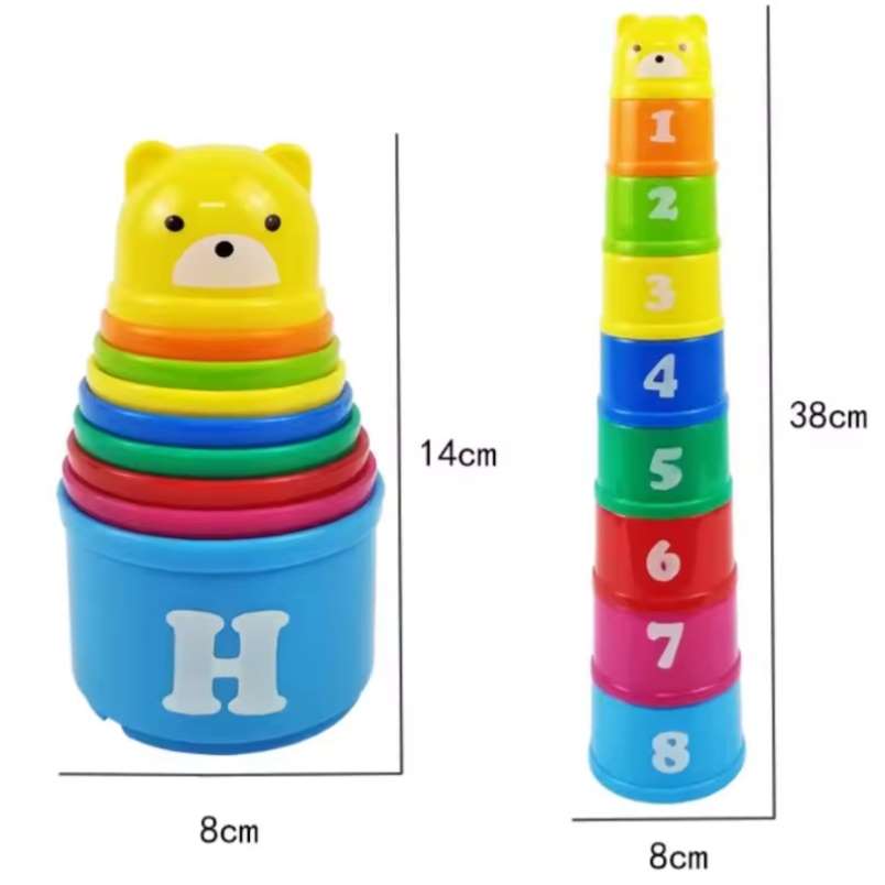 Huitich A - Express Train Board Games Toy with Kids Speed Stacking Cups - Mumzar