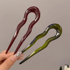 Huitich A - Express U - Shaped Hair Fork for Women Stylish Hair Jewelry - Mumzar
