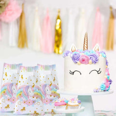 Huitich A - Express Unicorn Birthday Party Favor Bags Set - Mumzar