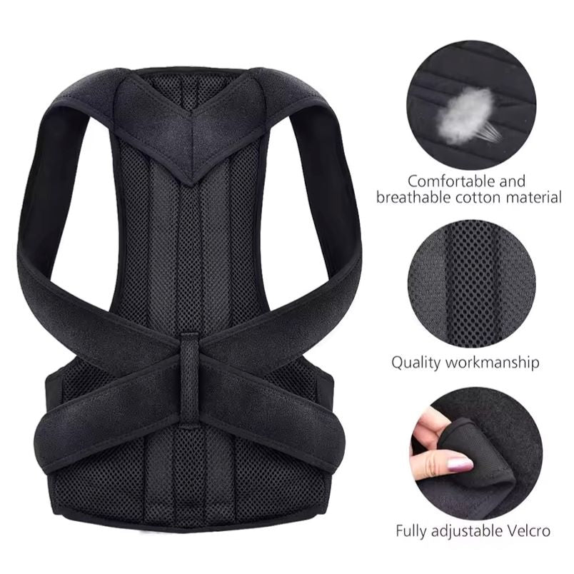 Huitich A - Express Upper Back Posture Corrector with Breathable Comfort - Mumzar
