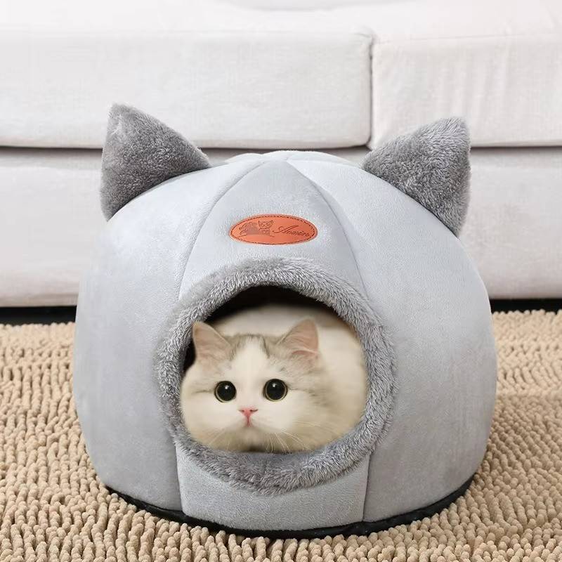 Huitich A - Express Warm Comfy Mat for Cats Cozy Cave Bed - Mumzar