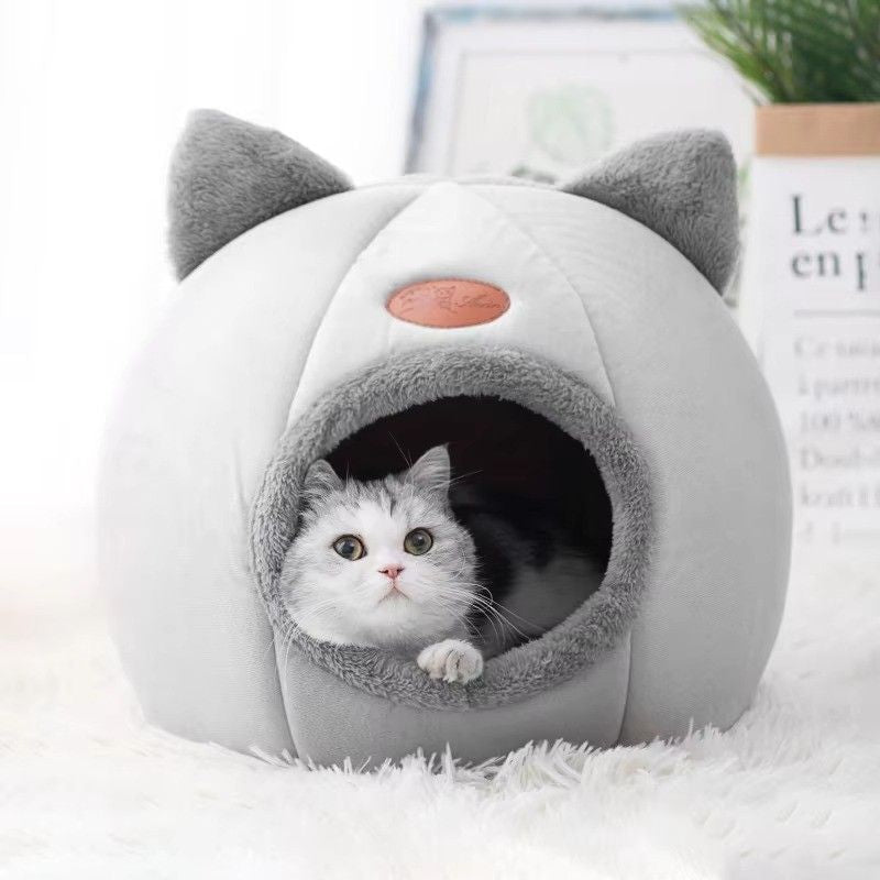 Huitich A - Express Warm Comfy Mat for Cats Cozy Cave Bed - Mumzar