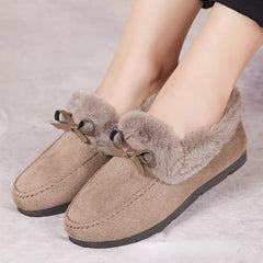 Huitich A - Express Warm Plush Loafers for Women Soft Moccasins - Mumzar