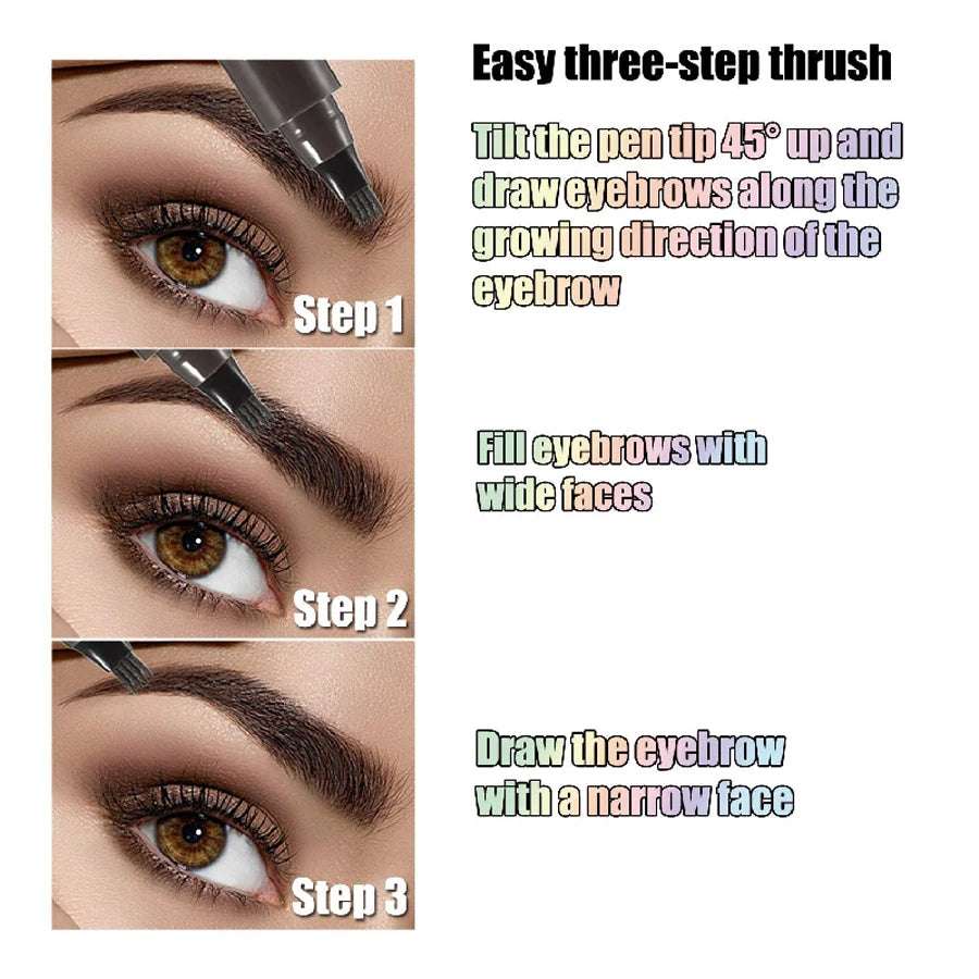 Huitich A - Express Waterproof Eyebrow Pen with Fine Tip - Mumzar