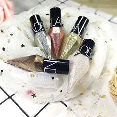 Huitich A - Express Waterproof Glitter Eyeliner Silver Rose Gold - Mumzar