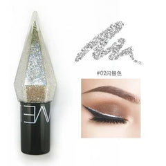 Huitich A - Express Waterproof Glitter Eyeliner Silver Rose Gold - Mumzar