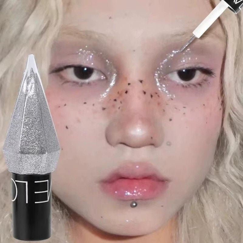 Huitich A - Express Waterproof Glitter Eyeliner Silver Rose Gold - Mumzar