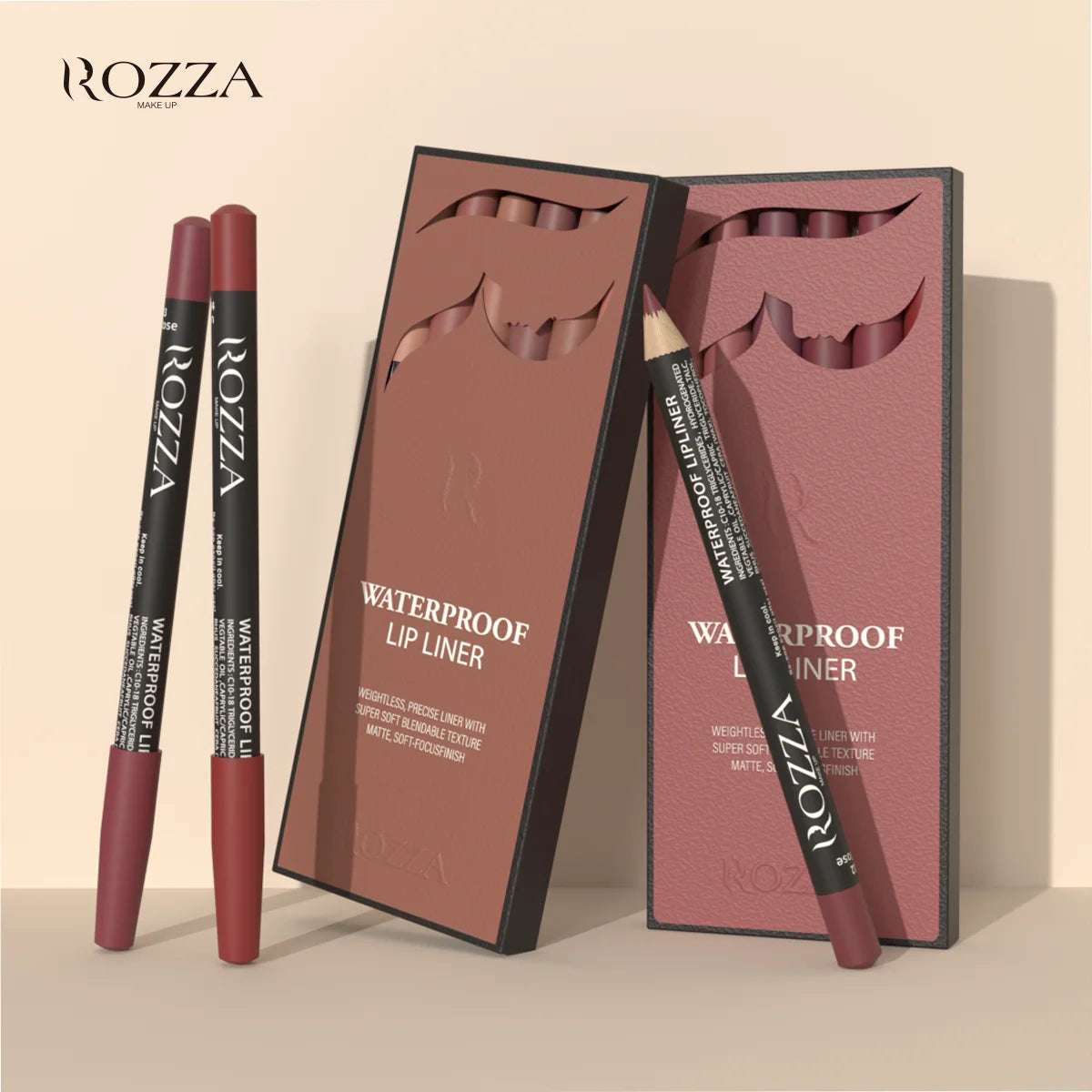 Huitich A - Express Waterproof Lip Liner Set 6 Colors - Mumzar