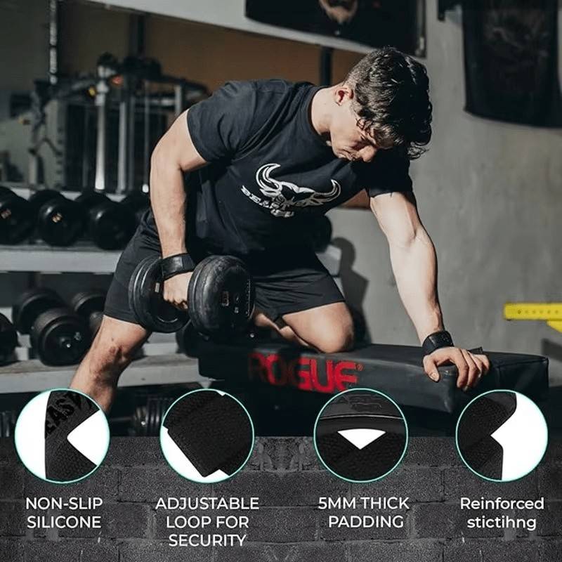 Huitich A - Express Weightlifting Wrist Straps UAE Durable, Non - Fray - Mumzar