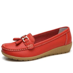 Huitich A - Express White Ballet Flats for Women Casual Slip - On Loafers - Mumzar