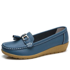 Huitich A - Express White Ballet Flats for Women Casual Slip - On Loafers - Mumzar